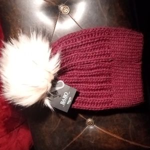 Ba-bo puff ball knit beanie